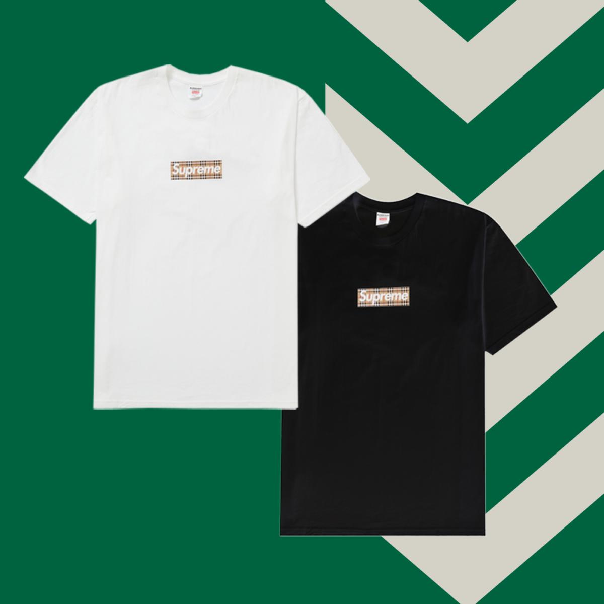 ブランド】 Supreme - Supreme Burberry Box Logo Tee White XLの通販