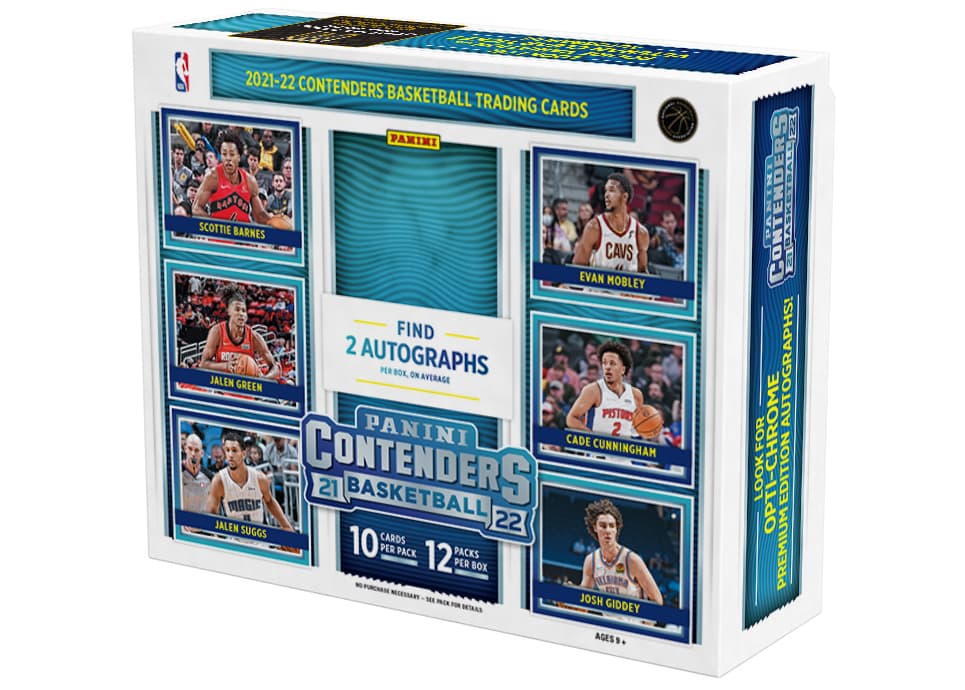 2021-22 Panini Contenders Basketball Trading Card Releases