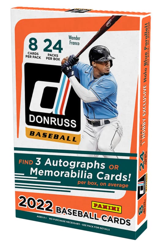 2022 Panini Donruss Baseball trading card releases