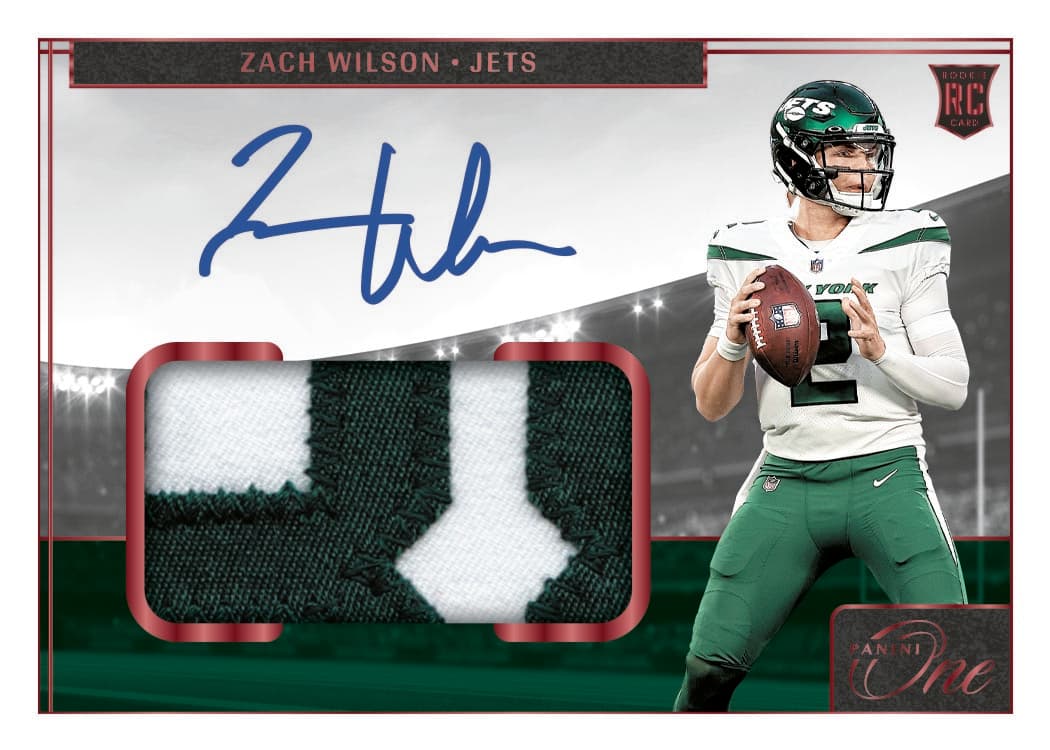 2021 Panini One Football trading card releases