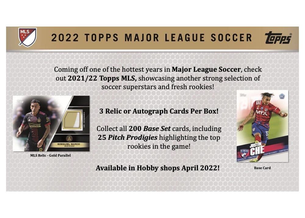 2022 Topps MLS Soccer
