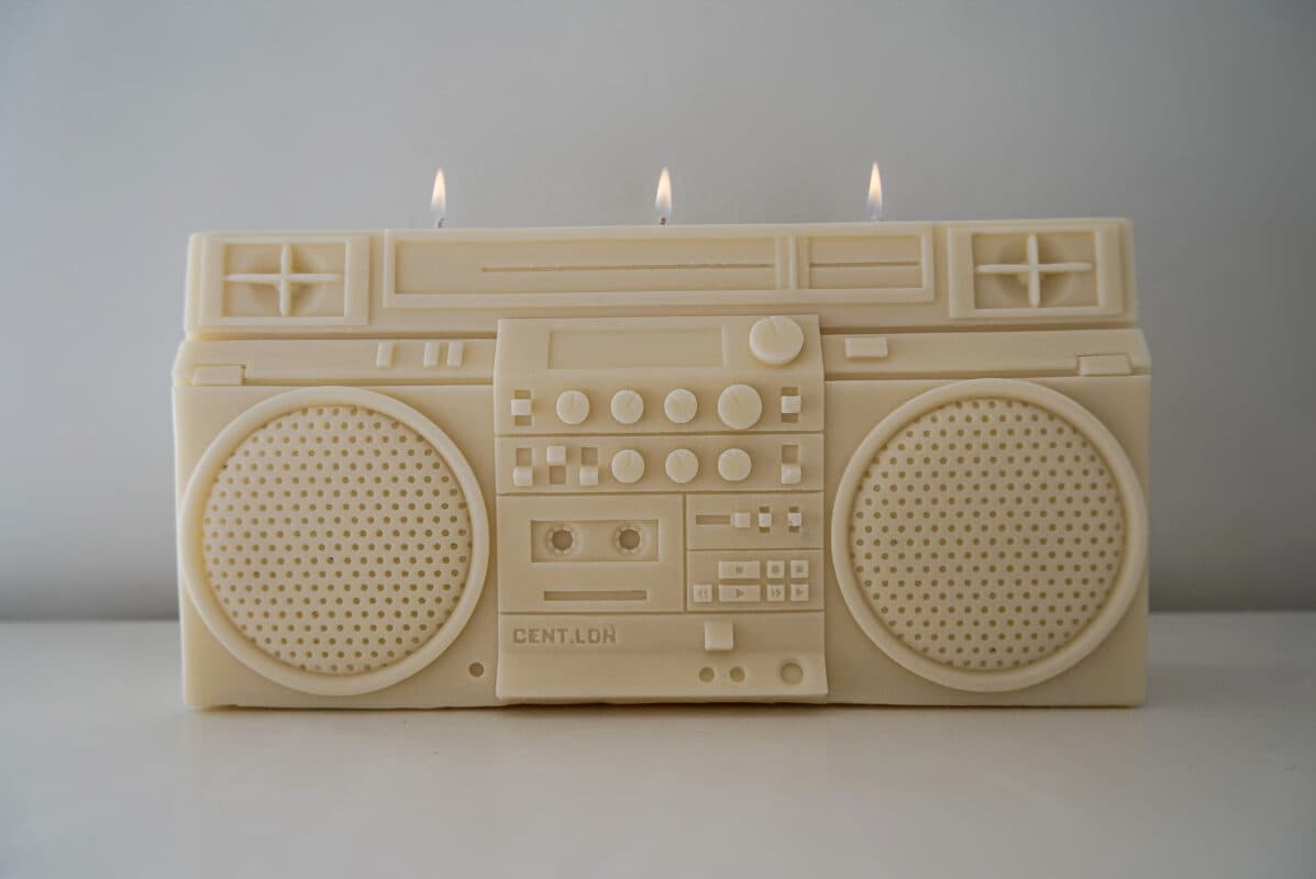 cent.ldn boombox candle