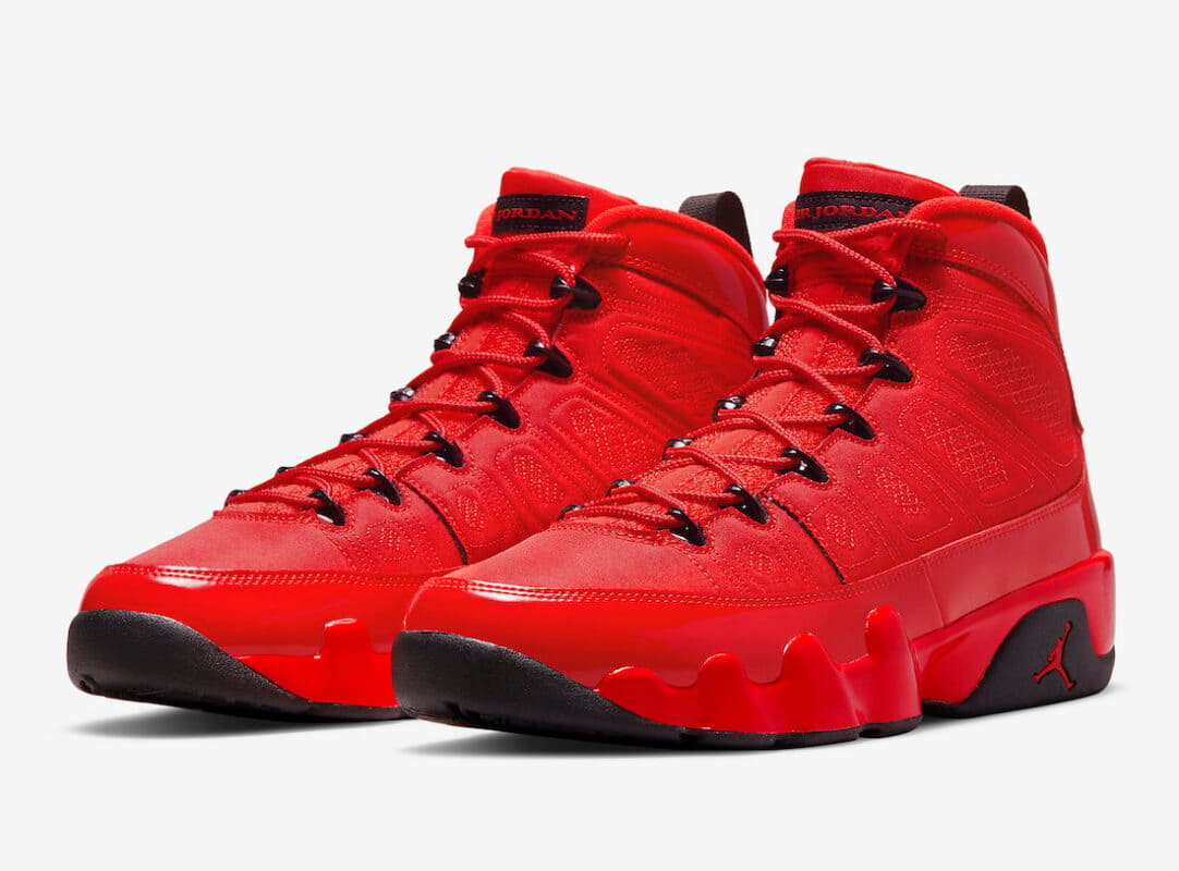 sneakers releasing jordan 9 chile red