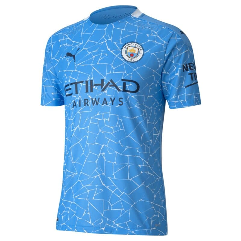 Puma Manchester City Authentic Home Shirt 2020-21 Soccer Jersey