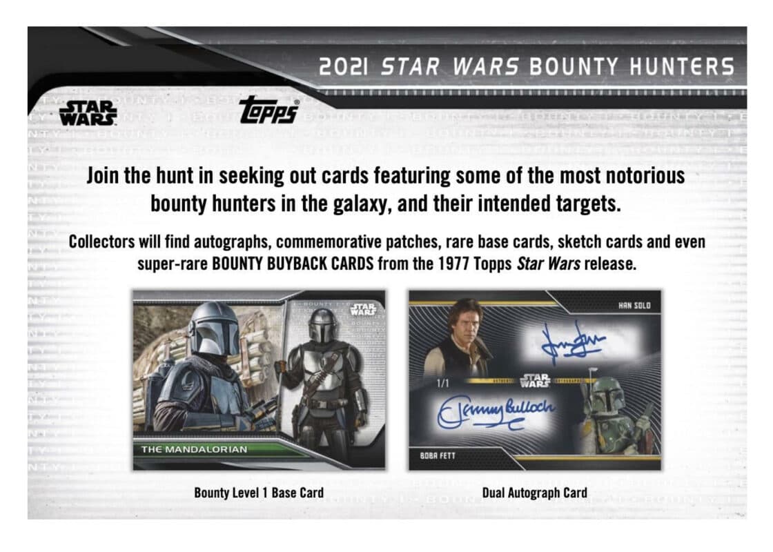 2021 Topps Star Wars Bounty Hunter