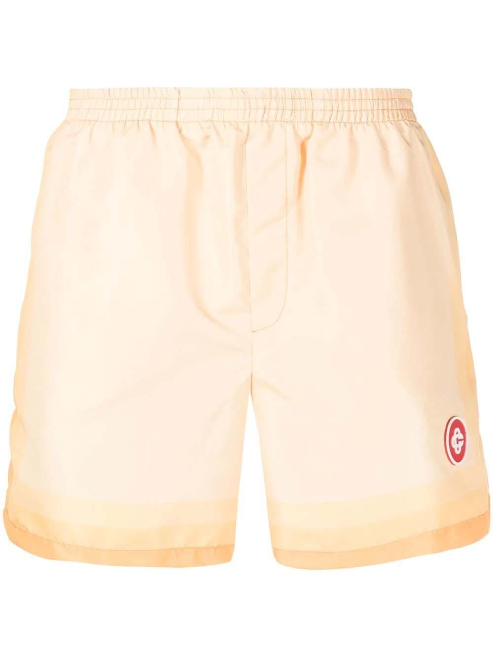 Casablanca Logo Patch Swim Shorts