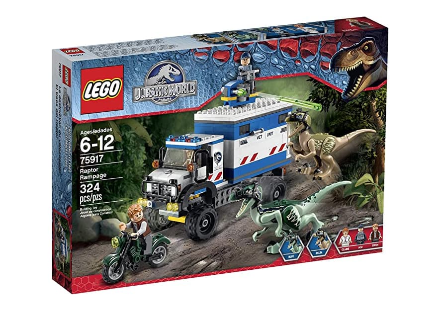LEGO Jurassic World Raptor Rampage Set 75917