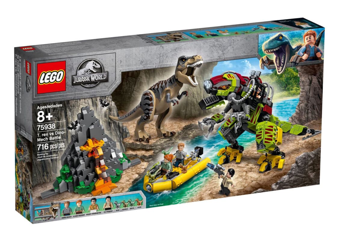 LEGO Jurassic World T. rex vs Dino-Mech Battle Set 75938