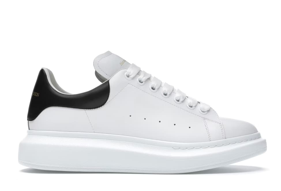 Alexander McQueen Oversized Women's Sneakers Size 6 US /36 EU White Black |  eBay