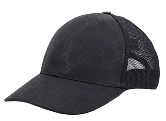 Gucci GG Nylon Baseball Cap (Black) 